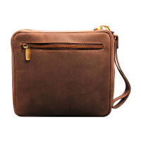 Pfeifentasche 6er Leder Nubuk braun K&ou gallery