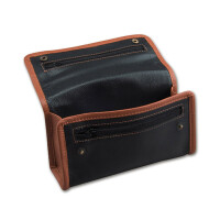 Tabak-Kombibeutel 1er Leder schwarz / br gallery