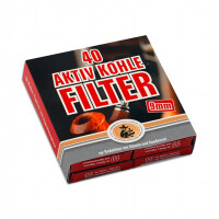 Pfeifenfilter ERMURI 9 mm Aktiv Kohle 40 gallery