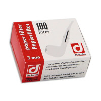 Pfeifenfilter DENICOTEA 3 mm 100 Stück