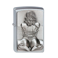 ZIPPO chrom gebürstet Bondage Girl  gallery