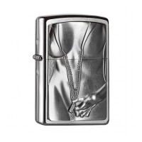 ZIPPO chrom gebürstet Zipper Girl 2 gallery