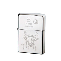 Zippo chrom poliert Stier gallery