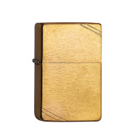 ZIPPO messing gebürstet Vintage Str gallery