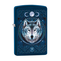 ZIPPO Navy Blue matt Anne Stokes Wolf 60 gallery