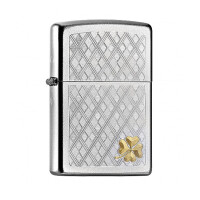 ZIPPO satiniert Clover Rautengravur 6000 gallery