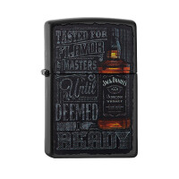 ZIPPO schwarz matt Jack Daniels Bottle 600020