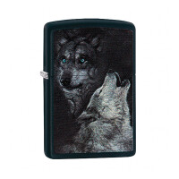 ZIPPO schwarz matt Wolf 60002929