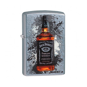 ZIPPO Street chrom Jack Daniels Bottle 60003481