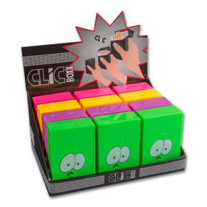 Zigarettenbox Kunststoff Clic Box Smiley farblich...