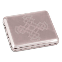 Zigarettenetui Metall 18er Nickel/poliert Cel