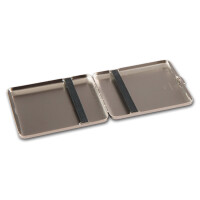 Zigarettenetui Metall 18er Nickel/sat. Waffeln und...