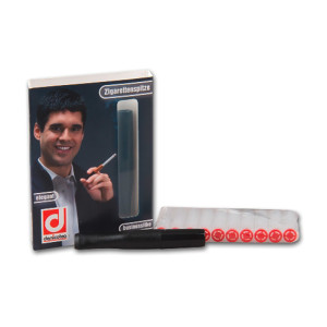Zigarettenspitze DENICOTEA Slimline 6 mm schwarz matt