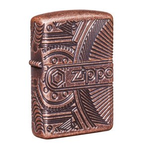 ZIPPO copper antique Gear mult