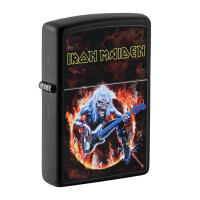 ZIPPO schw matt Iron Maiden