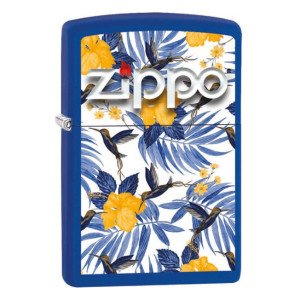 ZIPPO royal blue matt Tropical