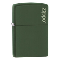 ZIPPO grün matt Zippo Logo gallery