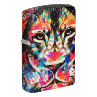 ZIPPO multi color Lion Design gallery