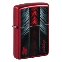 ZIPPO candy apple Red and Gray gallery