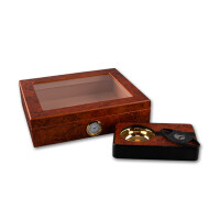 Humidor Set Wurzelholz Cigarrenascher/Abschne