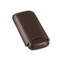 Cigarrenetui 2er Leder braun Corona kurz gallery