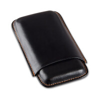 Cigarrenetui 3er Leder schwarz Robusto 1 gallery
