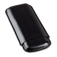 Cigarrenetui 3er Leder schwarz Double Co gallery