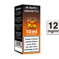 E-Liquid NIKOLIQUIDS Amaretto 12 mg