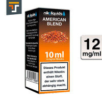 NIKOLIQUIDS AMERICAN BLEND 12mg 3