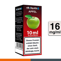 NIKOLIQUIDS Apfel 16mg 3