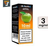 NIKOLIQUIDS Apfel 3mg 3