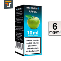 NIKOLIQUIDS APFEL 6mg 2