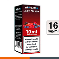 NIKOLIQUIDS Beeren Mix 16mg 3