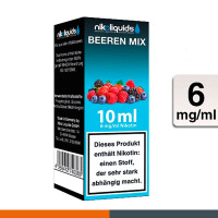 NIKOLIQUIDS BEEREN MIX 6mg 3