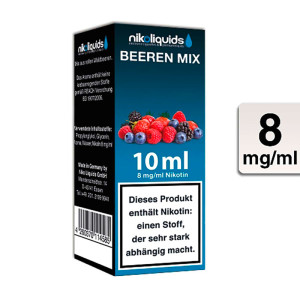 NIKOLIQUIDS Beeren Mix 8mg