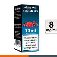 NIKOLIQUIDS Beeren Mix 8mg 2