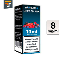 NIKOLIQUIDS Beeren Mix 8mg 3