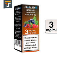 NIKOLIQUIDS BEEREN TRAUBEN SYM. 3mg 2