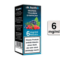NIKOLIQUIDS Beeren Trauben Symphony 6mg  gallery