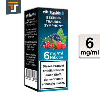 NIKOLIQUIDS Beeren Trauben Symphony 6mg 50PG/50VG 3