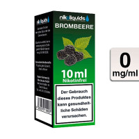 NIKOLIQUIDS BROMBEERE 0mg gallery