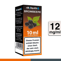 NIKOLIQUIDS BROMBEERE 12mg 3