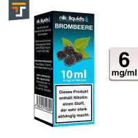 NIKOLIQUIDS BROMBEERE 6mg 2