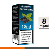 NIKOLIQUIDS BROMBEERE 8mg 2