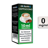 NIKOLIQUIDS CAPPUCCINO 0mg gallery