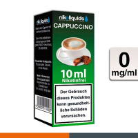 NIKOLIQUIDS CAPPUCCINO 0mg 3