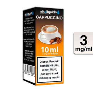 E-Liquid NIKOLIQUIDS Cappuccino 3 mg