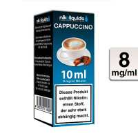 NIKOLIQUIDS CAPPUCCINO 8mg gallery
