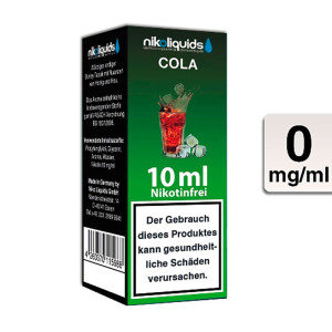 E-Liquid NIKOLIQUIDS Cola 0 mg