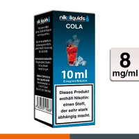 NIKOLIQUIDS Cola 8mg 3